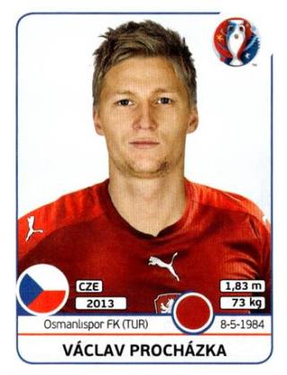 Václav Procházka – UEFA Euro 2016 France, n.º 387