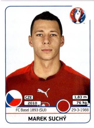 Marek Suchý – UEFA Euro 2016 France, Nr. 389