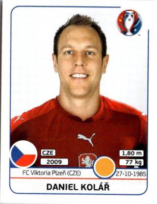 Daniel Kolář – UEFA Euro 2016 France, Nr. 395