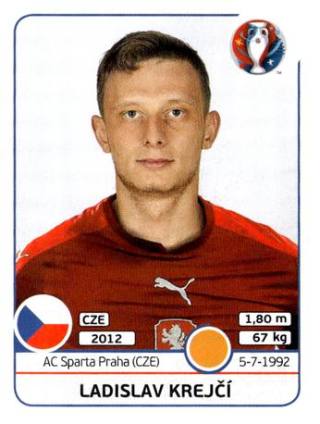 Ladislav Krejčí – UEFA Euro 2016 France, Nr. 399