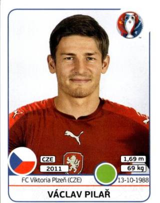 Václav Pilař – UEFA Euro 2016 France, Nr. 400