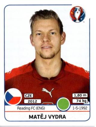 Matěj Vydra – UEFA Euro 2016 France, n. 401