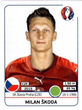 Milan Škoda – UEFA Euro 2016 France, Nr. 402