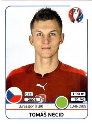 Tomáš Necid – UEFA Euro 2016 France, Nr. 404