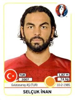 Selçuk İnan – UEFA Euro 2016 France, Nr. 417