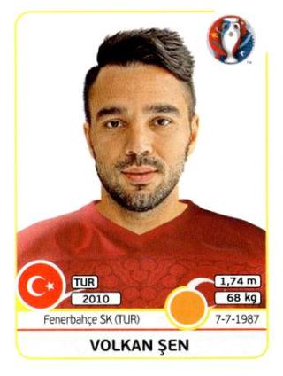 Volkan Şen – UEFA Euro 2016 France, Nr. 418