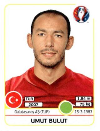 Umut Bulut – UEFA Euro 2016 France, Nr. 423
