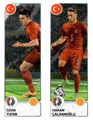 Ozan Tufan / Hakan Çalhanoğlu – UEFA Euro 2016 France, n.º 429