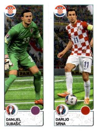 Danijel Subašić / Darijo Srna – UEFA Euro 2016 France, n.º 432