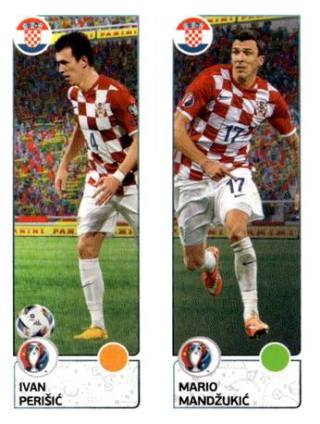 Ivan Perišić / Mario Mandžukić – UEFA Euro 2016 France, n.º 436