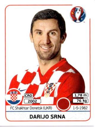 Darijo Srna – UEFA Euro 2016 France, Nr. 438