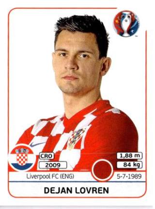 Dejan Lovren – UEFA Euro 2016 France, Nr. 441