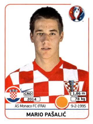 Mario Pašalić – UEFA Euro 2016 France, Nr. 445
