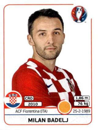 Milan Badelj – UEFA Euro 2016 France, Nr. 447