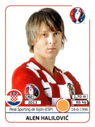Alen Halilović – UEFA Euro 2016 France, Nr. 452