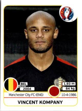 Vincent Kompany – UEFA Euro 2016 France, n. 467