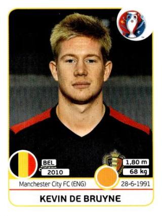 Kevin De Bruyne – UEFA Euro 2016 France, Nr. 476