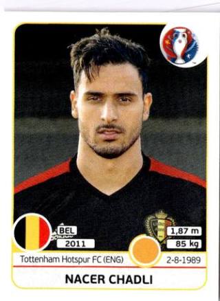 Nacer Chadli – UEFA Euro 2016 France, Nr. 479