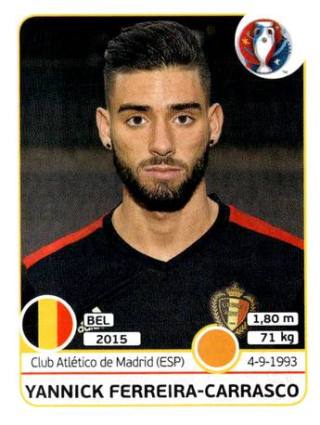 Yannick Carrasco – UEFA Euro 2016 France, n. 480