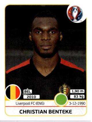 Christian Benteke – UEFA Euro 2016 France, Nr. 482