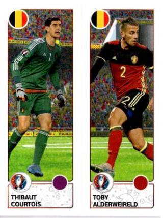 Thibaut Courtois / Toby Alderweireld – UEFA Euro 2016 France, n. 486