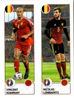 Vincent Kompany / Nicolas Lombaerts – UEFA Euro 2016 France, n. 487