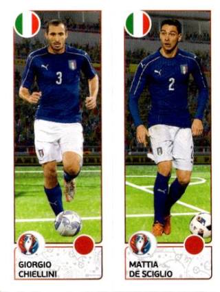 Giorgio Chiellini / Mattia De Sciglio – UEFA Euro 2016 France, n. 493