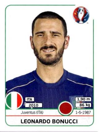 Leonardo Bonucci – UEFA Euro 2016 France, Nr. 499
