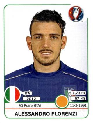 Alessandro Florenzi – UEFA Euro 2016 France, Nr. 503