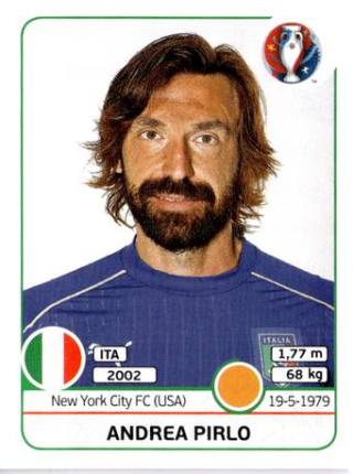Andrea Pirlo – UEFA Euro 2016 France, Nr. 505