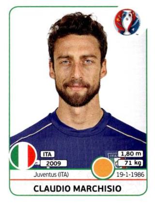 Claudio Marchisio – UEFA Euro 2016 France, Nr. 506