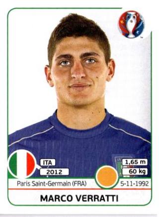 Marco Verratti – UEFA Euro 2016 France, Nr. 507