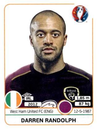 Darren Randolph – UEFA Euro 2016 France, Nr. 518