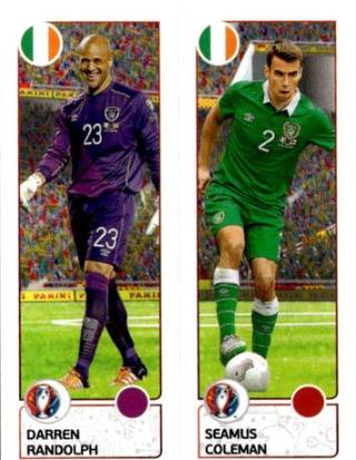 Darren Randolph / Séamus Coleman – UEFA Euro 2016 France, n.º 538