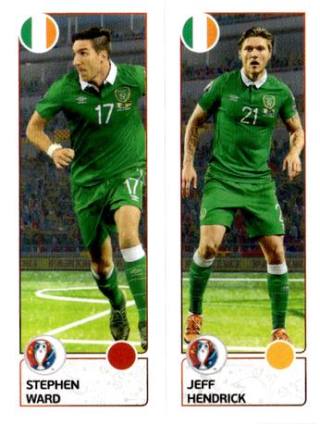 Stephen Ward / Jeff Hendrick – UEFA Euro 2016 France, n.º 540