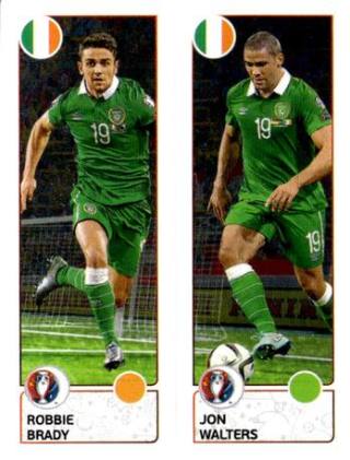 Robbie Brady / Jon Walters – UEFA Euro 2016 France, n.º 542