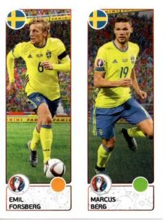 Emil Forsberg / Marcus Berg – UEFA Euro 2016 France, n.º 548