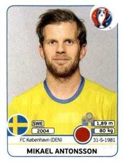 Mikael Antonsson – UEFA Euro 2016 France, Nr. 550