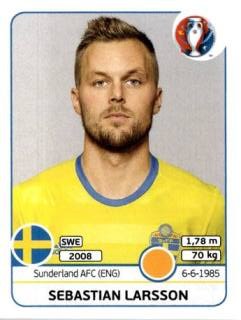 Sebastian Larsson – UEFA Euro 2016 France, Nr. 561