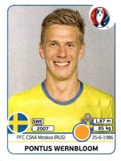 Pontus Wernbloom – UEFA Euro 2016 France, Nr. 564