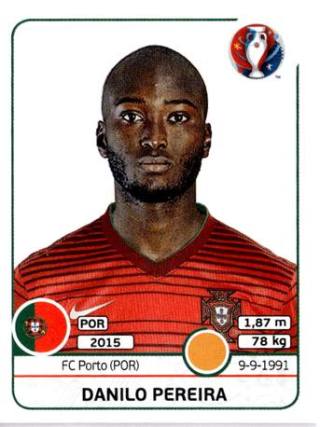 Danilo Luís Hélio Pereira – UEFA Euro 2016 France, Nr. 586