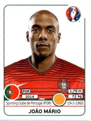 João Mário – UEFA Euro 2016 France, Nr. 588