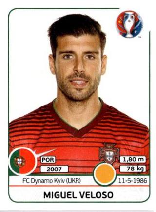 Miguel Veloso – UEFA Euro 2016 France, Nr. 591