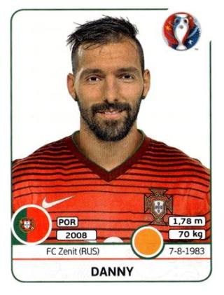 Danny – UEFA Euro 2016 France, Nr. 592