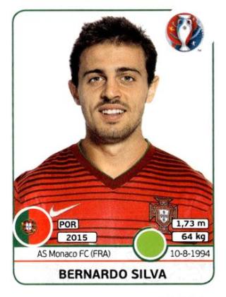 Bernardo Silva – UEFA Euro 2016 France, Nr. 594