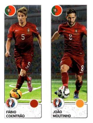 Fábio Coentrão / João Moutinho – UEFA Euro 2016 France, n. 600