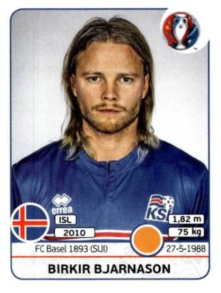 Birkir Bjarnason – UEFA Euro 2016 France, Nr. 616