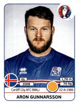 Aron Gunnarsson – UEFA Euro 2016 France, Nr. 619