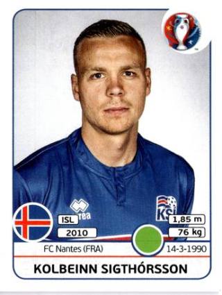 Kolbeinn Sigþórsson – UEFA Euro 2016 France, Nr. 627