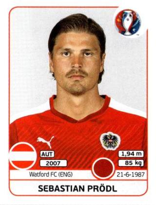 Sebastian Prödl – UEFA Euro 2016 France, Nr. 632